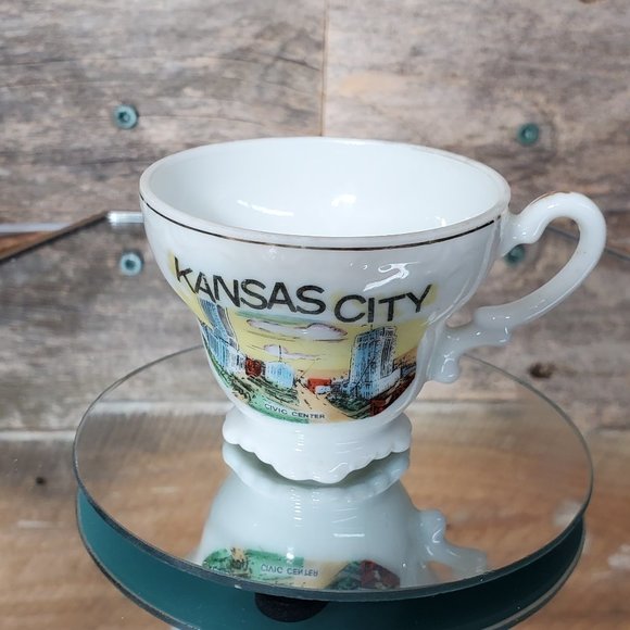 Kansas City Civic Center Miniature  Bone China Tea Cup - Picture 1 of 5